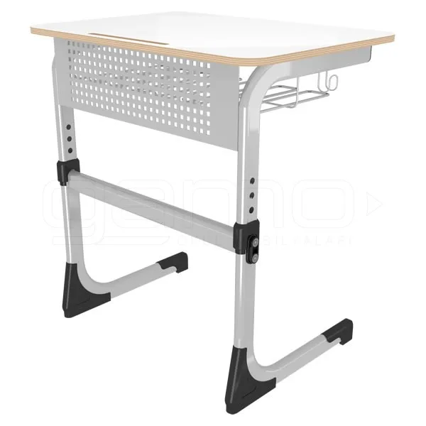 GM001-1003 Single Laminate School Desk Adjustable - Image 1