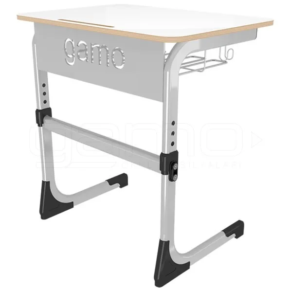 GM001-1004-Ayarlanabilir-Tekli-Laminat-Ogrenci-Sirasi GM001-1004 Single Laminate School Desk Adjustable - Image 1