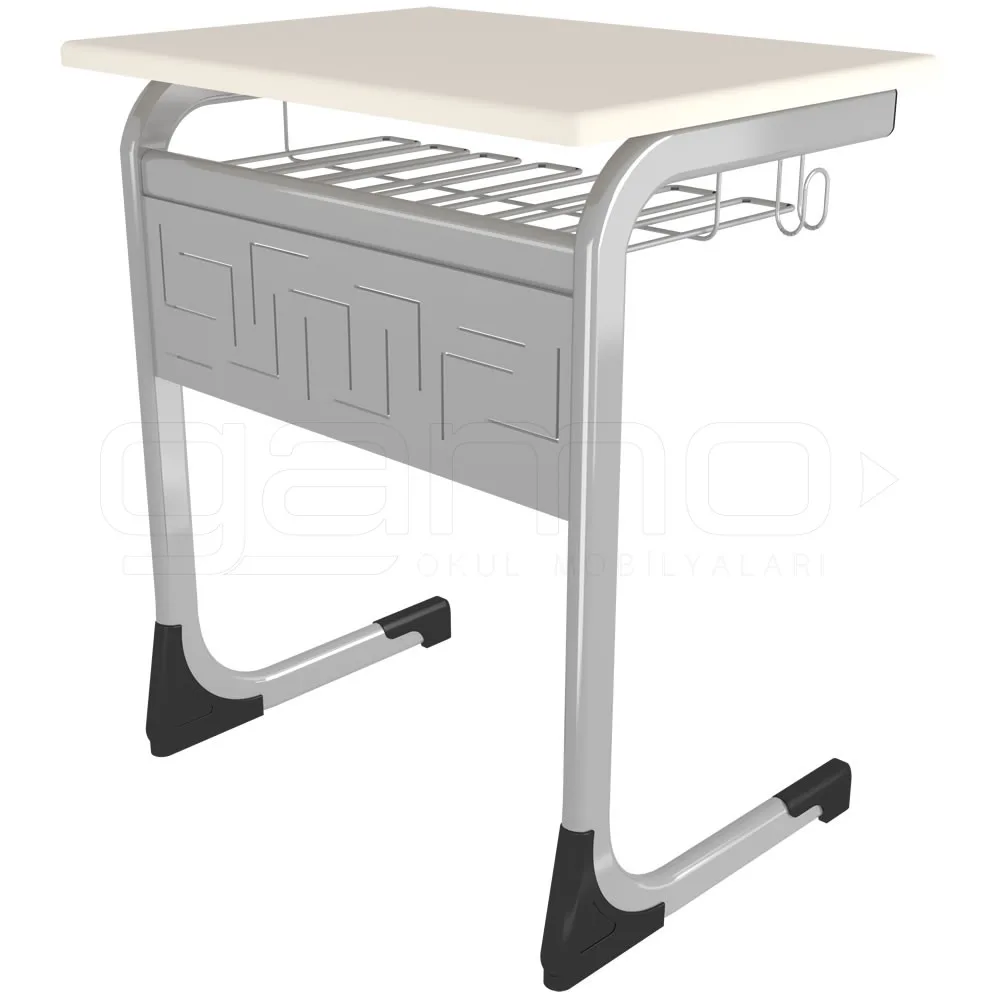 GM001-504-Tekli-Werzalit-Ogrenci-Sirasi GM001-504 Single Werzalite School Desk - Image 1