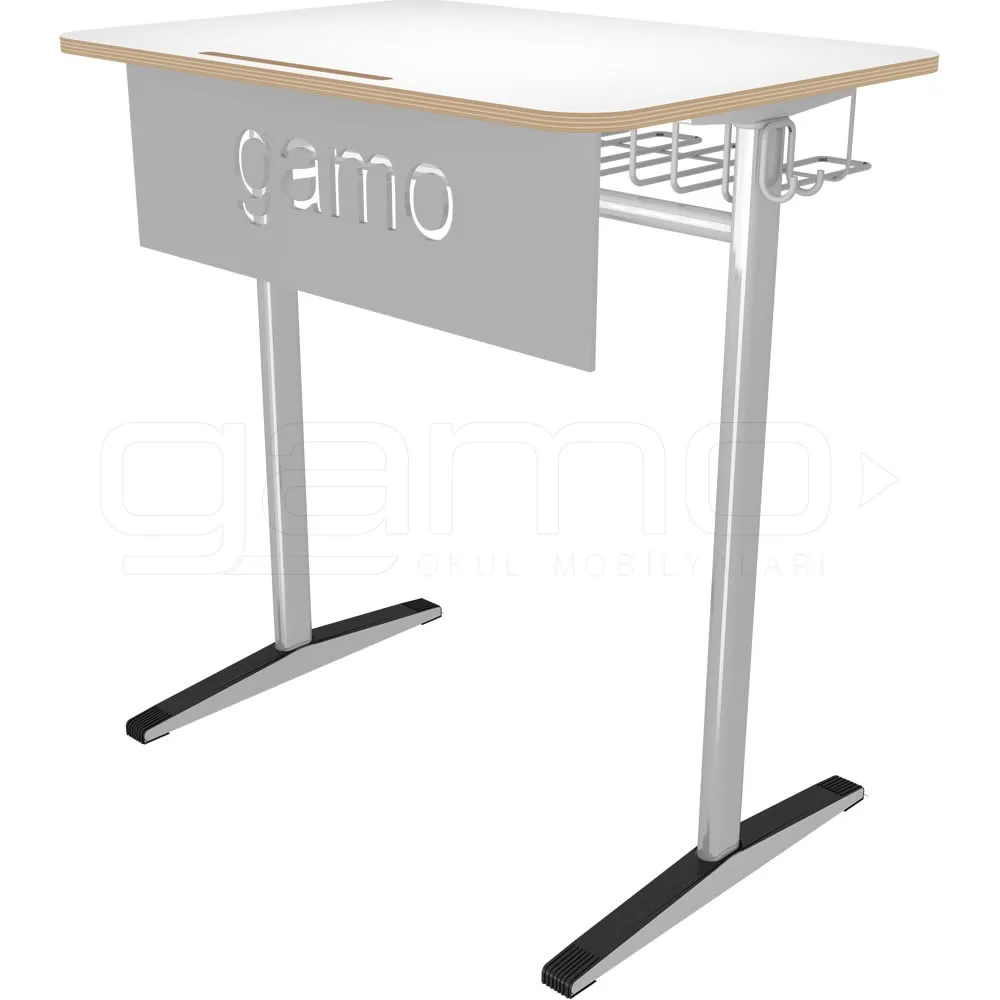 GM001-608-Tekli-Laminat-Ogrenci-Sirasi GM001-608 Single Laminate School Desk - Image 1