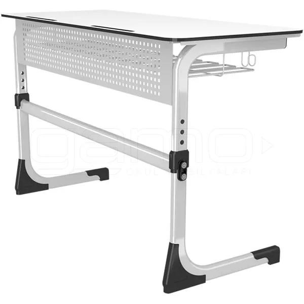 GM002-1001 Double Compact School Desk Adjustable - Image 1