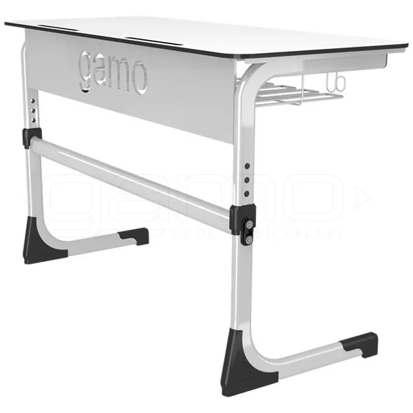 GM002-1002 Double Compact School Desk Adjustable - Image 1