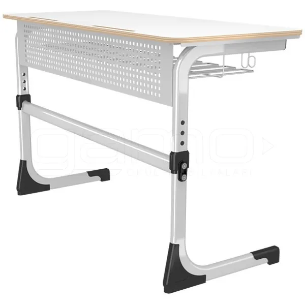 GM002-1003 Double Laminate School Desk Adjustable - Image 1