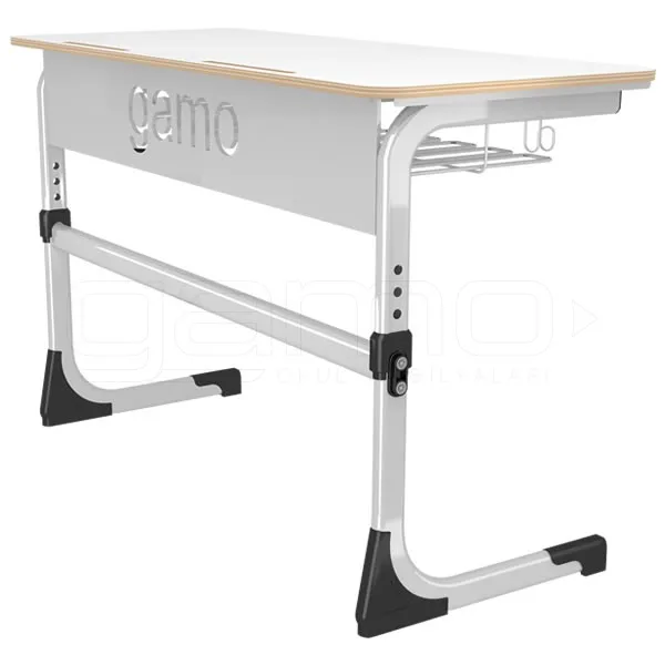 GM002-1004 Double Laminate School Desk Adjustable - Image 1