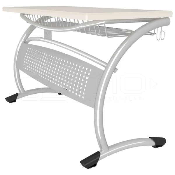 GM002-106-Ikili-Werzalit-Ogrenci-Sirasi GM002-106 Double Werzalite School Desk - Image 1