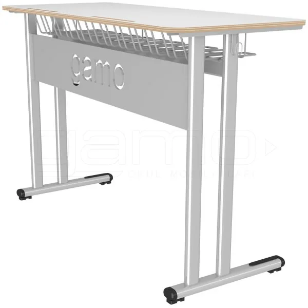 GM002-206-Ikili-Laminat-Ogrenci-Sirasi GM002-206 Double Laminate School Desk - Image 1