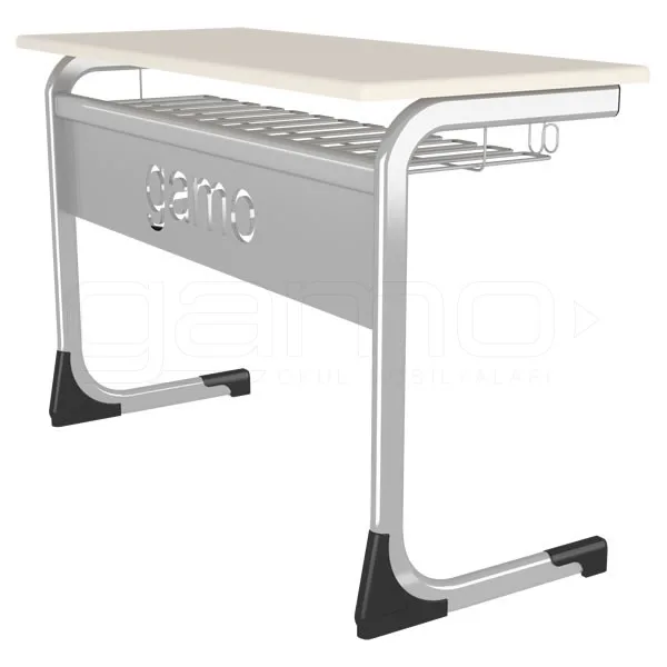 GM002-503-Ikili-Werzalit-Ogrenci-Sirasi GM002-503 Double Werzalite School Desk - Image 1