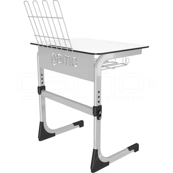 GM021-1012-Ayarlanabilir-Tekli-Kompakt-Muzik-Sirasi GM021-1012 Single Compact Music Desk Adjustable - Image 1