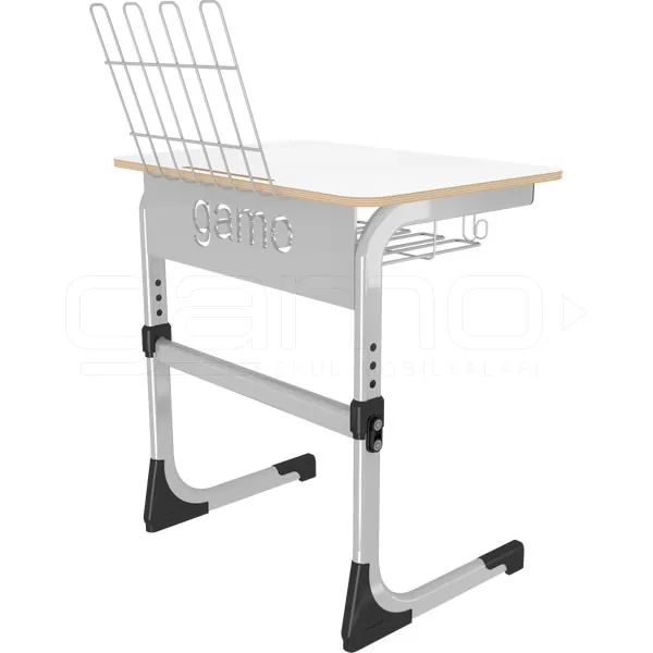 GM021-1014-Ayarlanabilir-Tekli-Laminat-Muzik-Sirasi GM021-1014 Single Laminate Music Desk Adjustable - Image 1