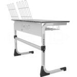 GM022-1012 Double Compact Music Desk Adjustable