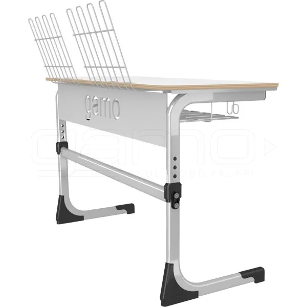GM022-1014-Ayarlanabilir-Ikili-Laminat-Muzik-Sirasi GM022-1014 Double Laminate Music Desk Adjustable - Image 1