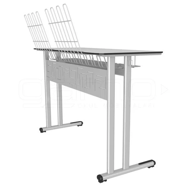 GM022-213-Ikili-Kompakt-Muzik-Sirasi GM022-213 Double Compact Music Desk - Image 1