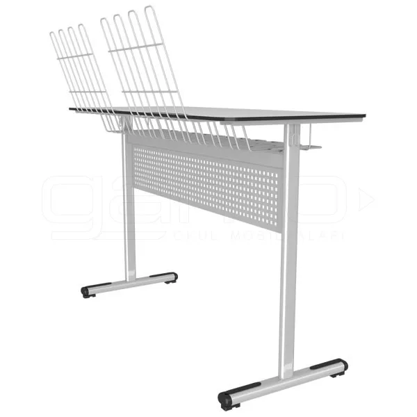 GM022-311-Ikili-Kompakt-Muzik-Sirasi GM022-311 Double Compact Music Desk - Image 1