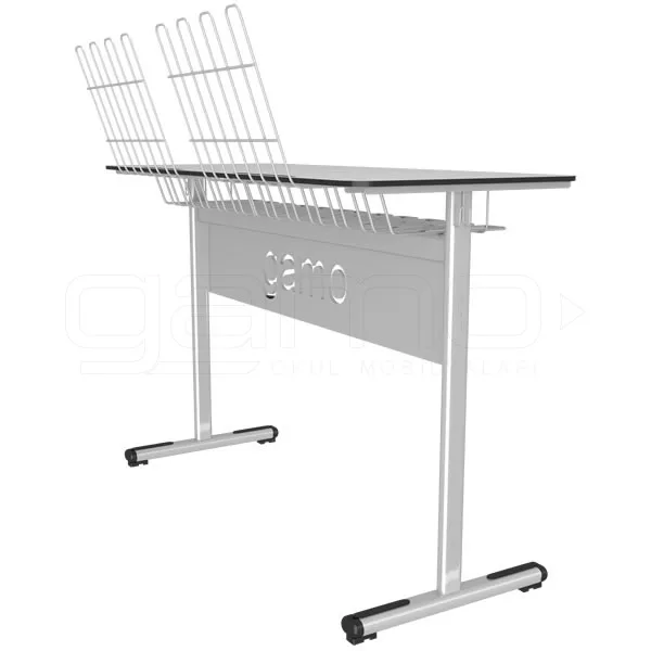 GM022-312-Ikili-Kompakt-Muzik-Sirasi GM022-312 Double Compact Music Desk - Image 1