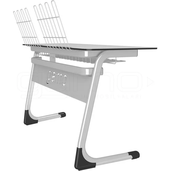 GM022-413-Ikili-Kompakt-Muzik-Sirasi GM022-413 Double Compact Music Desk - Image 1