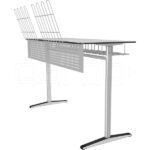 GM022-613 Double Compact Music Desk