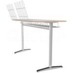 GM022-616 Double Tilted-leg Laminate Music Desk