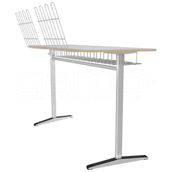 GM022-616-Ikili-Acili-Ayakli-Laminat-Muzik-Sirasi GM022-616 Double Tilted-leg Laminate Music Desk - Image 1