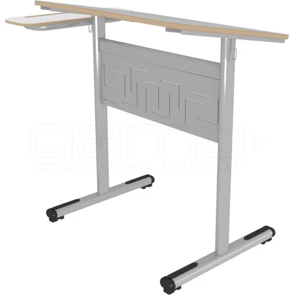 GM023-327-Laminat-Resim-Sirasi GM023-327 Laminate School Painting Desk - Image 1