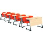 GM024-101 Double Wooden Auditorium Seat