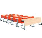 GM024-103 Quadruple Wooden Auditorium Seat
