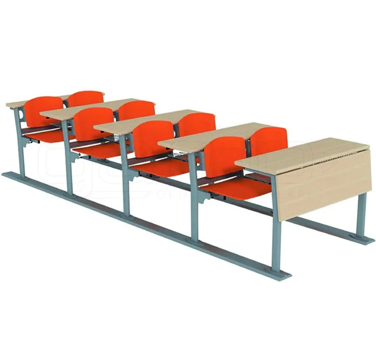GM024-301 Double Wooden Auditorium Seat - Image 1