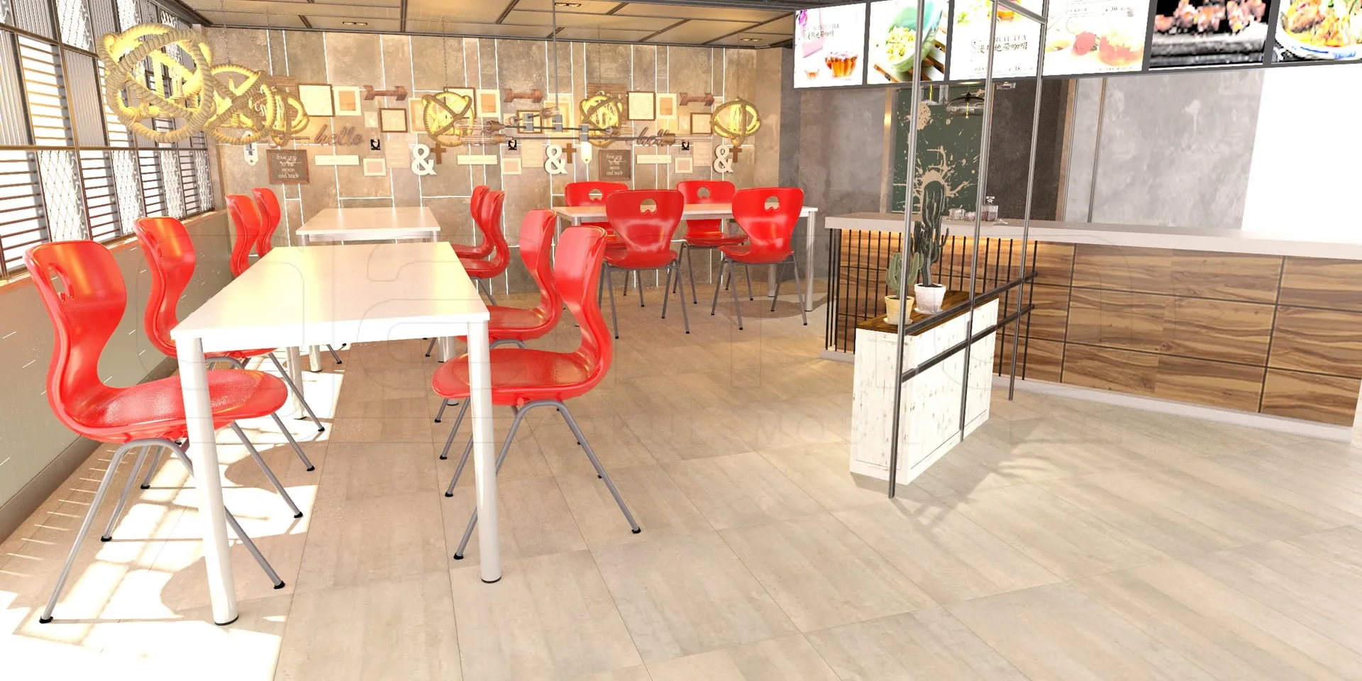 GM025-102-Yemekhane-Takimi GM025-102 Cafeteria Set - Image 1